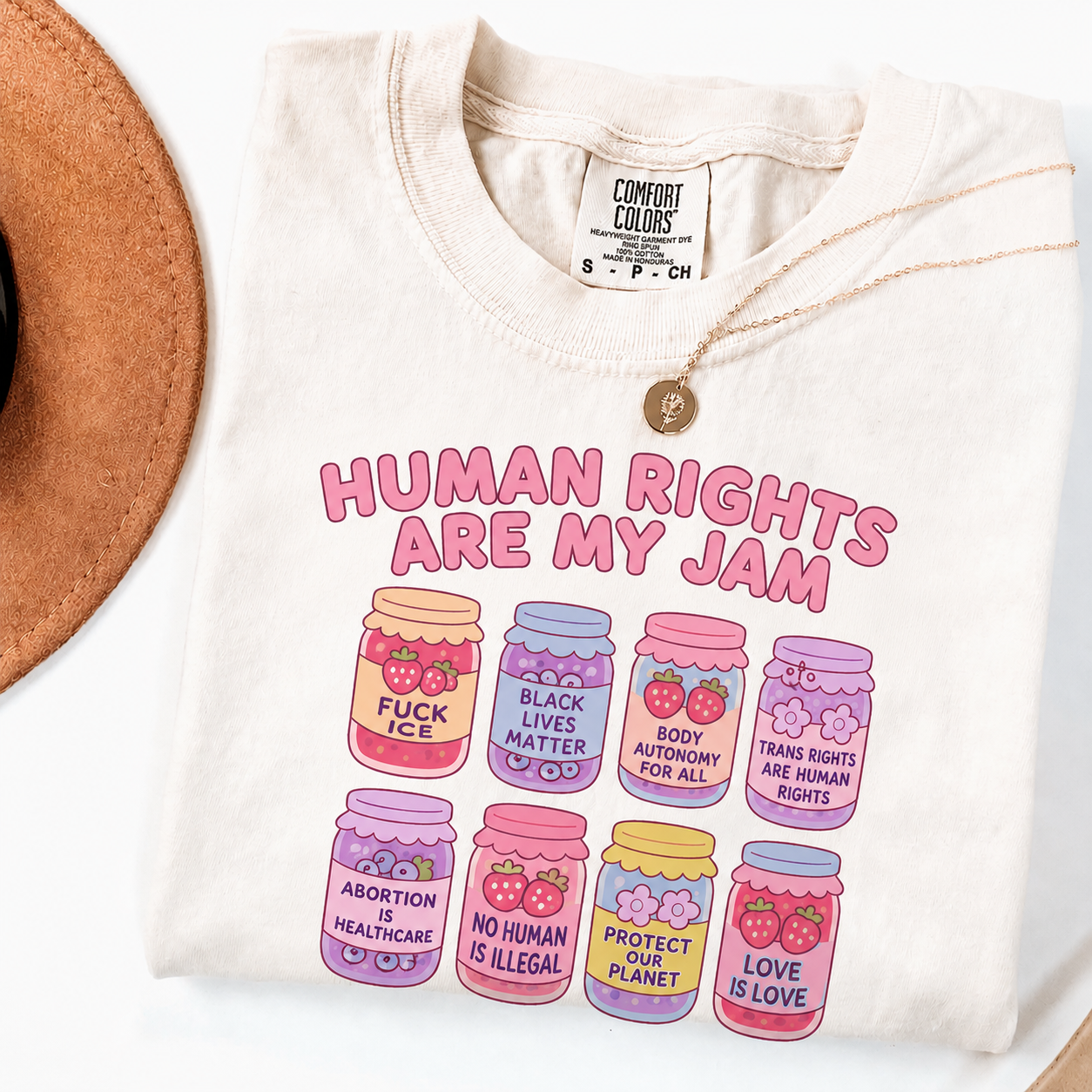 Human Rights Are My Jam – Social Justice Graphic Tee