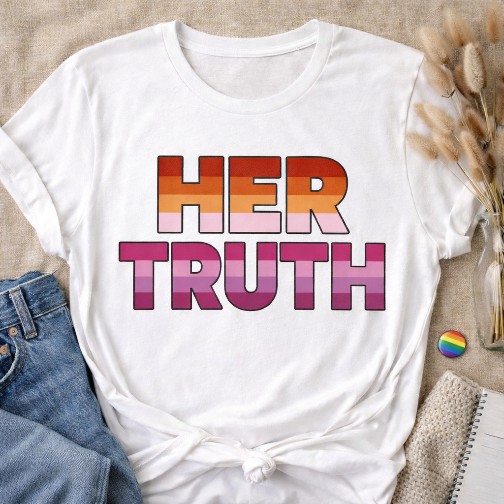 Her Truth – Lesbian Pride Statement Tee